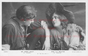 Stage Actors, RPPC, Play As You Like It, Henry Ainley, Lily Brayton, Rotary