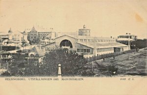 HELSINGBORG SWEDEN~UTSTÄLLNINGEN MASKINHALLEN-EXHIBITION~1903 PHOTO POSTCARD