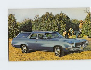 Postcard 1971 Buick Sportwagon, Bill Muller, Gibson City, Illinois