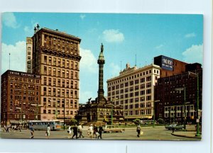 Postcard - Public Square - Cleveland, Ohio