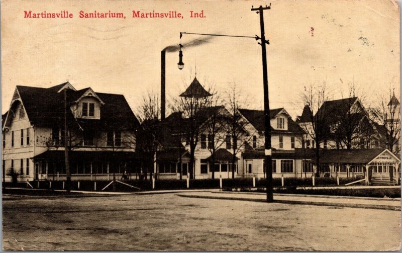 Postcard Martinsville Sanatorium in Martinsville, Indiana~533