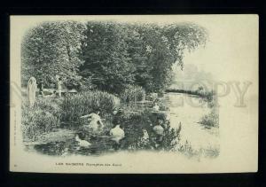 213748 FRANCE Seasons Water Nymphs MERMAIDS Vintage postcard