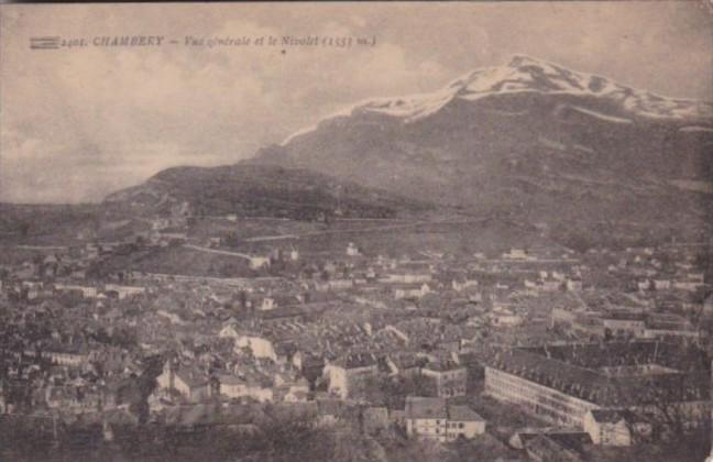 France Chambery Vue generale et le Nivolet