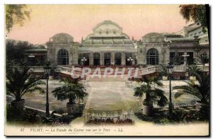 Old Postcard Vichy The Facade Of The Casino Park View