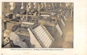 Gloucester New Jersey Welsbach Factory Modeling Mantles Antique Postcard K32929