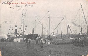 Bassin Kattendijk Anvers Belgium 1907 