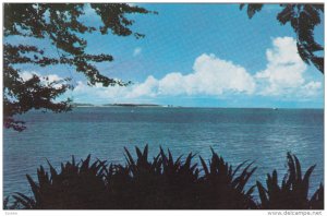 Cocos Island seen from Merizo , GUAM , 50-60s