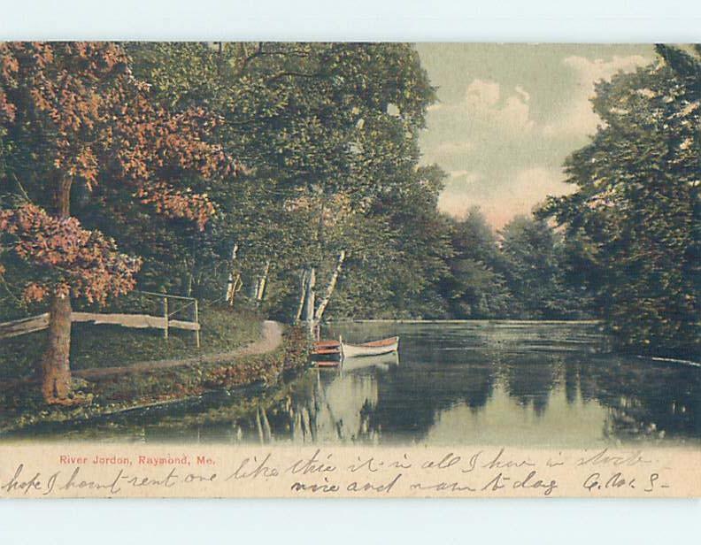 Pre-1907 WATER SCENE Raymond Maine ME A0742