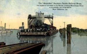 Mastodon Southern Pacific Railway Barge - New Orleans, Louisiana LA