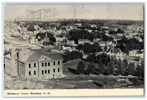Mandan North Dakota ND Postcard Birdseye View Of Residence Section 1920 Antique