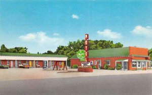 Afton Oklahoma Rogers Motel Vintage Postcard TT0001