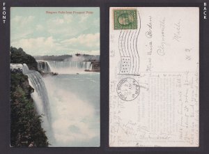Postcard, United States, Niagara Falls NY, Prospect Point