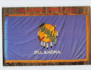 Postcard Oklahoma State Flag