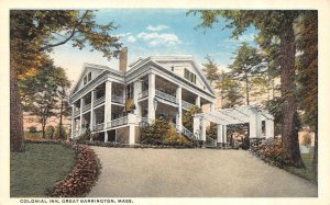 Great Barrington, MA Massachusetts   COLONIAL INN HOTEL  ca1920's Postcard