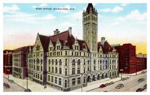 Postcard WI Milwuakee  - Post Office