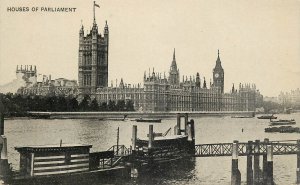 London Thames navigation & sailing galleon Parliament coal barge sailing vessel