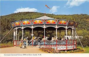 German Carousel Circa 1890 Story Land, New Hampshire, NH, USA Unused 