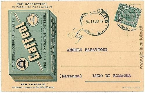 08282 vintage postcard - PISA Citta' - ADVERTISING-