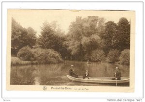 People On A Boat, Le Lac Au Parc, Mondorf-Les-Bains, Luxembourg, 1900-1910s