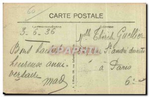 Old Postcard Mortefontaine Entree du Chateau Chaalis