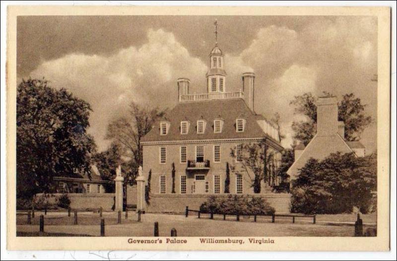 Governor's Palace, Williamsburg VA