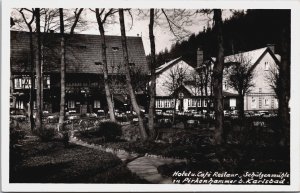 Czech Republic Karlsbad Karlovy Vary Cafe Restaurant Stutzenmuhle RPPC C108