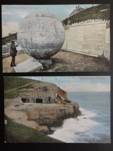 Dorset SWANAGE Collection of 2 Postcards c1903 by Valentine
