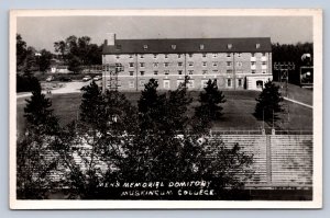 DC1/ New Concord Ohio RPPC Postcard c1910 Muskingum College Dorm 149