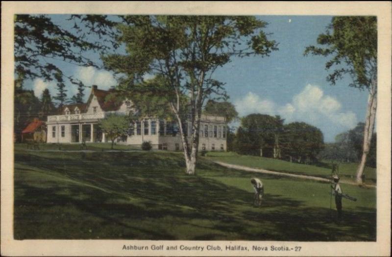 Golf Golfing Ashburn Country Club Halifax NS Postcard