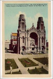 Canada - Quebec, Ste Anne de Beaupre. Basilica & Section of the Park