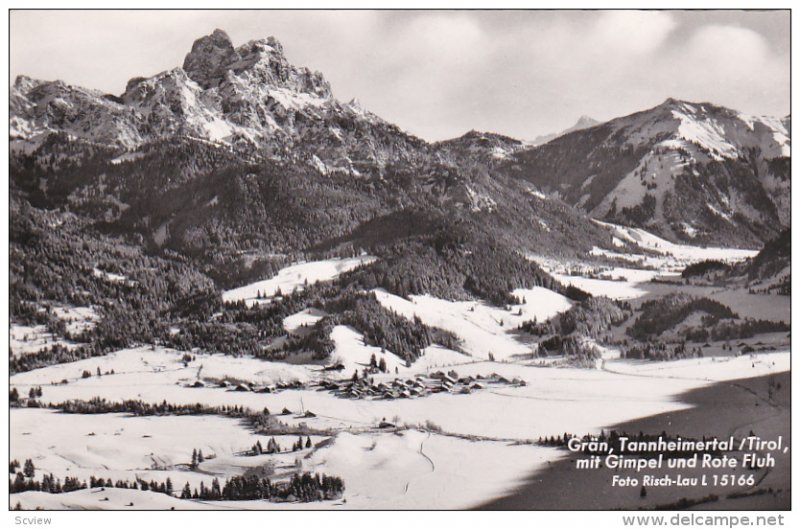 RP: Gran, Tannheimertal / Tirol , Mit Gimpel und Rote Fluh , Austria , 40-50s