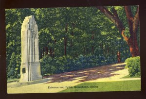 Mooseheart, Illinois/IL Postcard, Entrance & Pylon, Mooseheart School?