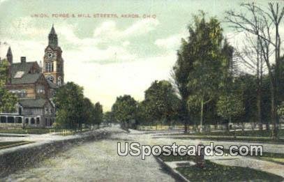 Union, Forge & Mill Streets - Akron, Ohio