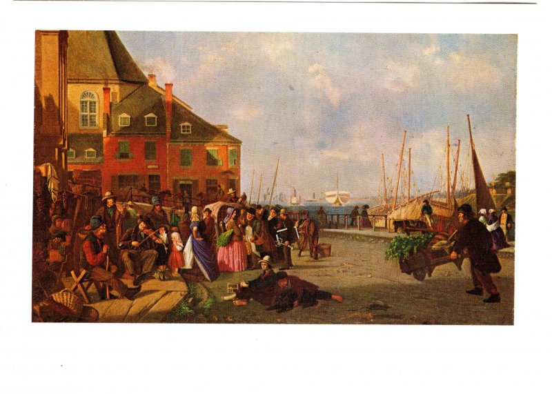 Behind Bonsecours Market, Montreal, Painting By William Raphael, Quebec