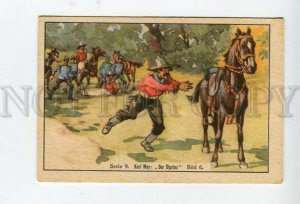 427832 Karl May oilprince WILD WEST Indians Advertising Kiddy chewing gum card