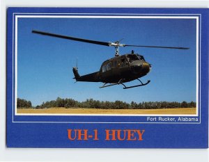 Postcard UH-1 Huey, Fort Rucker, Alabama