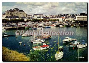 Postcard Modern Concarneau Port Au Fond De La Cale La Criee