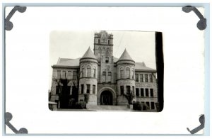 Cerro Gordo County Courthouse Mason City Grove Center Iowa RPPC Photo Postcard