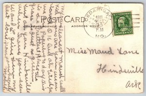 Cave At Doling Park Springfield MO C1911 Postcard S21