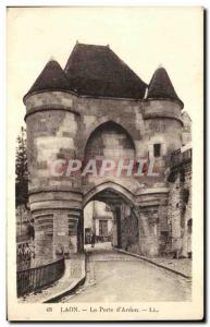 Old Postcard Laon Gate of Ardon