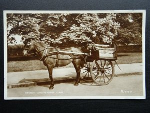 Ireland IRISH JAUNTING CAR c1930s RP Postcard by Valentine