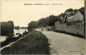 CPA Denouval - ANDRESY - Quai de SEINE (102783)