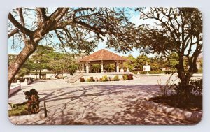 Bandstand in City Square Cozumel Mexico UNP Chrome Postcard N3