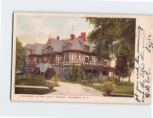 Postcard Residence Of Hon. Levi P. Morton Rhinebeck New York USA