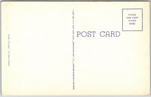 A Band Of Elk In The High Olympics Washington Mountain Attractions Postcard