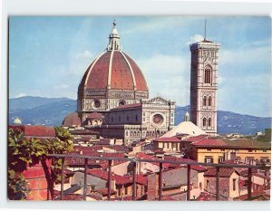 Postcard Cathedral and Panorama, Florence, Italy