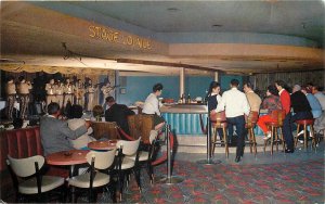 Postcard 1950s Nevada Tahoe Stage Lounge occupational NV24-3037