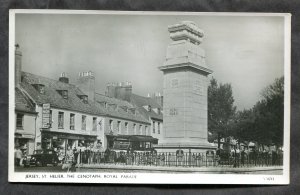 h2660- UK JERSEY St Helier 1950s War Monument. Cenotaph. Real Photo Postcard