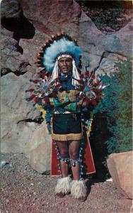 Hot Springs National Park Arkansas Native American Indian Postcard