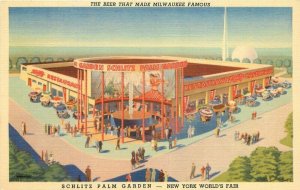 1934 Schlitz Palm Canyon New York Exposition Postcard Teich 21-2993